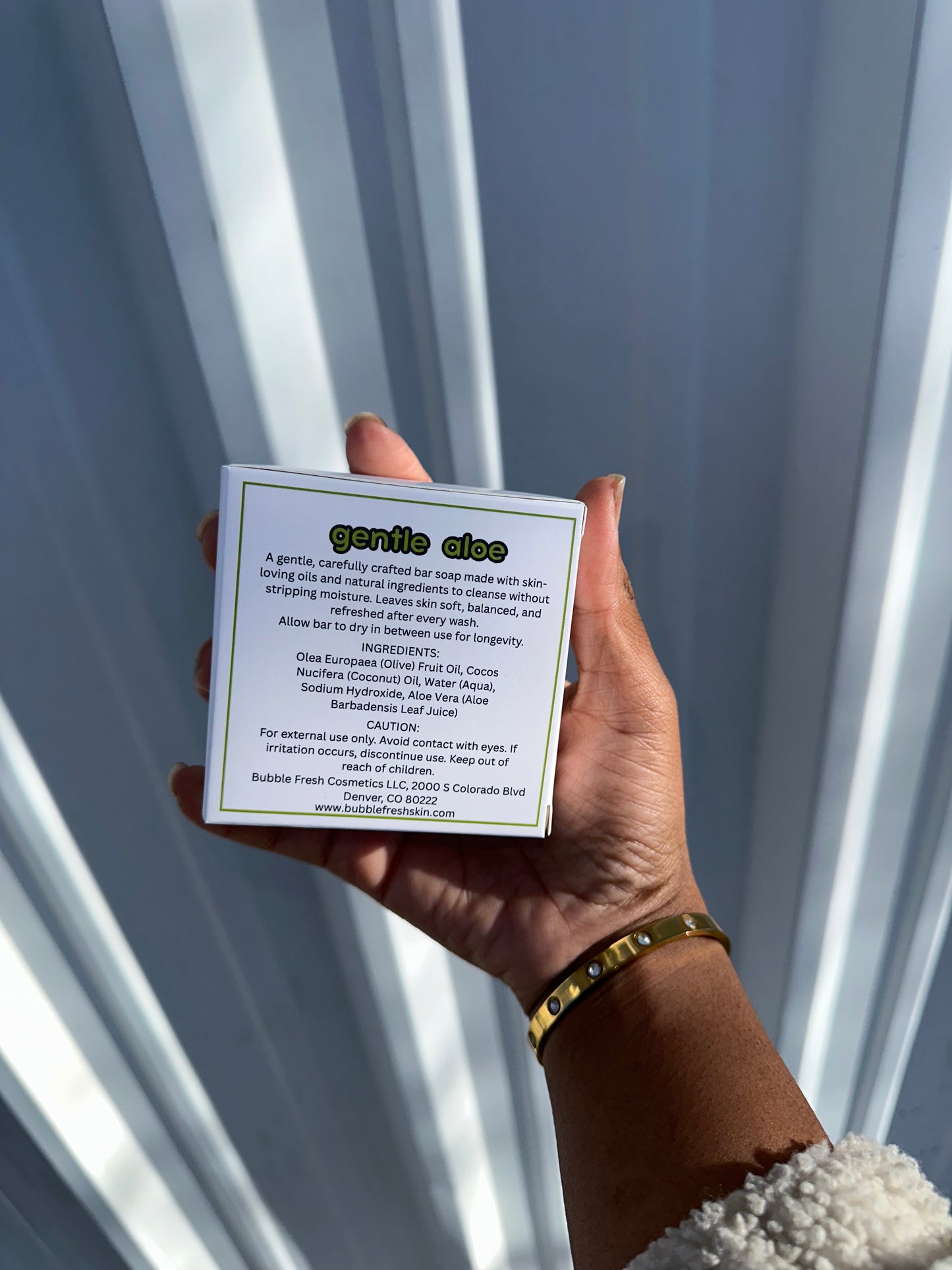 gentle aloe soap